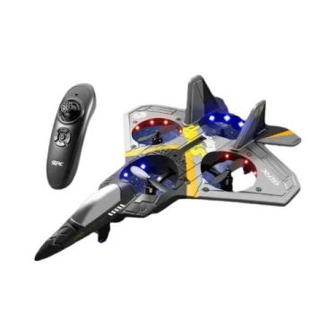 Imagem de Avião RC Para Crianças, Controle Remoto 24G, Avião De Combate V18, Pla
