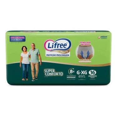 Imagem de Unicharm fralda calça geriatrica lifree g xg pack 16 unidade - Congrat