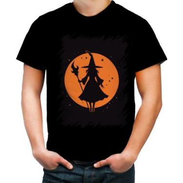 Imagem de Camiseta Colorida Bruxa Halloween Laranja Festa 4 - Kasubeck Store, IN
