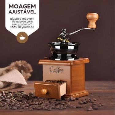 Imagem de Moedor Manual Café Com Regulagem De Grão Envio Expresso - Mimo Style, 