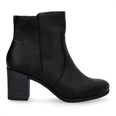 Imagem de Bota Usaflex Feminina Em Couro Zíper AP05003-Feminino