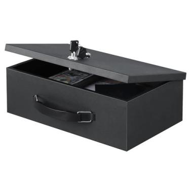 Imagem de Caixa de segurança resistente ao fogo xidled Fire Safe com chave preta