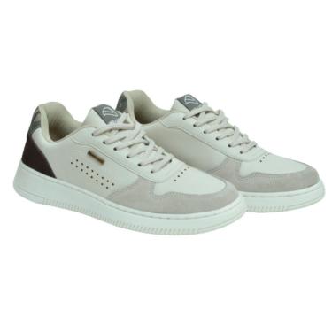 Imagem de Sapatênis Velluti Masculino Branco Gelo Tam 44 Ref 118/20-Masculino