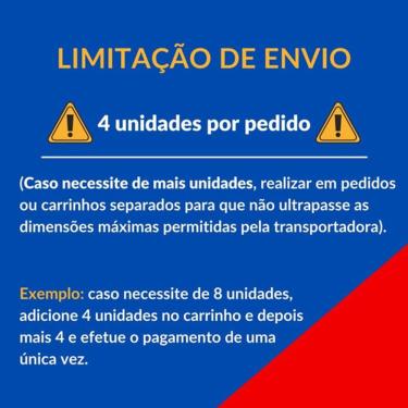 Imagem de Papeleira para Coleta Seletiva Kit 5 Unidades 50L com Suporte para Organização de Resíd...