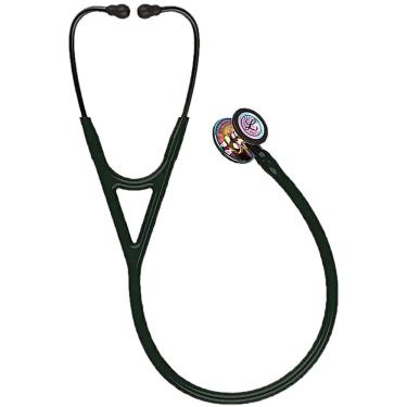 Imagem de Estetoscópio Littmann Cardiology Iv - Preto Com Rainbow Alto Polimento E Conector Preto...