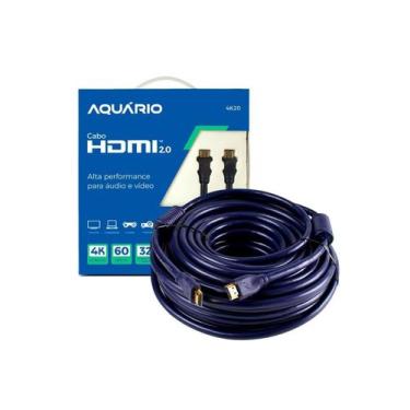 Imagem de Cabo HDMI Aquario 4K20 4K Macho X Macho 2.0 20M