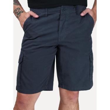 Imagem de Bermuda Calvin Klein Jeans Masculina CK Mono Cargo Azul Marinho-Masculino