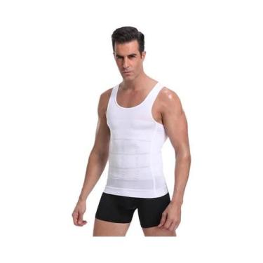 Imagem de Colete De Compressão Masculino Modelador Redutor De Barriga E Cintura 