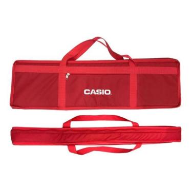 Imagem de Capa Para Teclado Casio Cts Luxo Ny-600 Vermelho - NoBrand