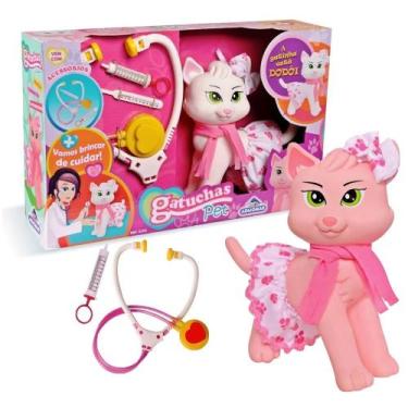 Imagem de Gatinha Gatuchas Pet Adijomar Com Acessórios Pet - Adjomar
