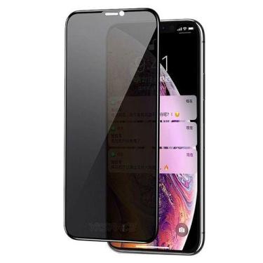 Imagem de Película Privacidade 9d Cerâmica Compatível P/ iPhone 12 Pro Max Tela 