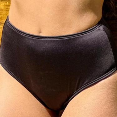 Imagem de Calcinha de biquini adulto avulsa hot paint - Mais Corpo, Preto, 50