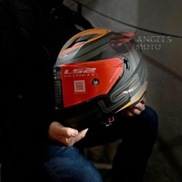 Imagem de Capacete LS2 FF320 Stream Orbital Matt/Blk/Grey/Orange, 56