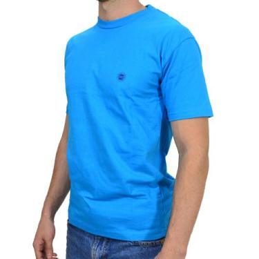 Imagem de Camiseta Masculina Basica Turquesa Dawson, Azul, Turquesa, EXG