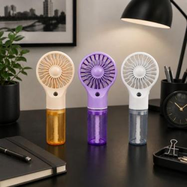 Imagem de Ventilador Umidificador 4 Velocidades Portátil Recarregável - Top Útil
