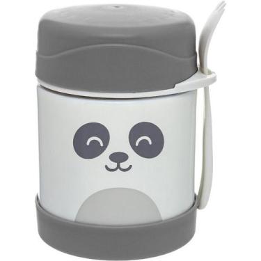 Imagem de Pote Térmico com Colher Gumy Off White 320ml Buba