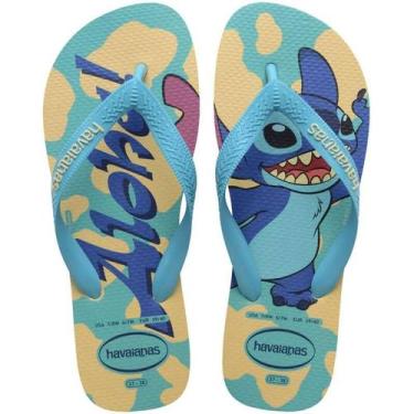Imagem de Chinelo Havaianas Top Disney Classicos Stitch - Feminino - C, Creme, 3