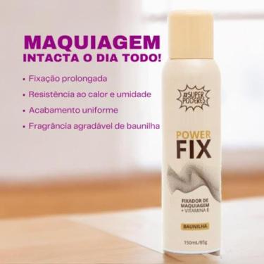 Imagem de Fixador de Maquiagem Power Fix Baunilha Super Poderes 150ml - RTS Mart
