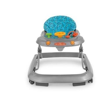 Imagem de Andador Infantil Musical Tutti Baby Acqua Explorador Cinza com Regulag