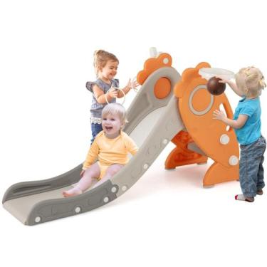 Imagem de Escorregador Infantil BABY JOY 4 em 1 Dobrável para Uso Interno