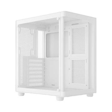 Imagem de Gabinete gamer curvo micro atx sem fan sem fonte dxga250wh branco - DU