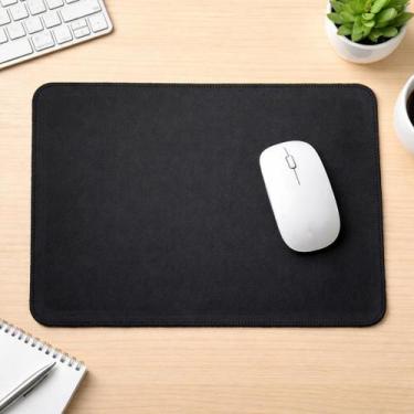Imagem de Mouse Pad Gamer Preto Antiderrapante 35x25cm em Poliéster Flexível - I