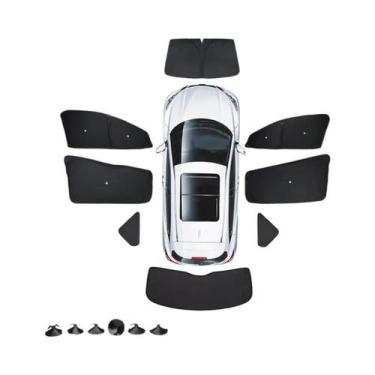 Imagem de Protetor Solar Para Janelas Laterais Do Tesla Model 3 Y 2020-2026 Com 