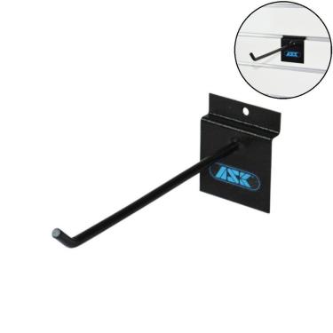 Imagem de Expositor para Encordoamento Slatwall Suporte Prático e Durável Aço Preto ASK