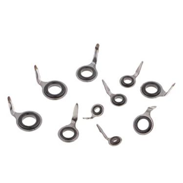 Imagem de LEIPUPA Kit de reparo de 10 peças guia de varão de pesca kit de reparo de 2 mm-5 mm Haste de construção