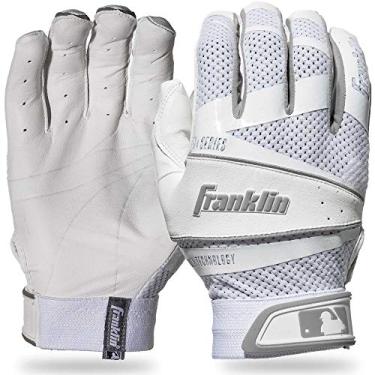 Imagem de Franklin Sports Luvas de Rebatedor Fastpitch Freeflex Series - Branco/Branco - Feminino GG