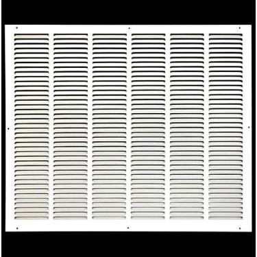 Imagem de Grade de ar para retorno – parede lateral e teto – difusor de duto de ventilação HVAC, 34 x 22, White