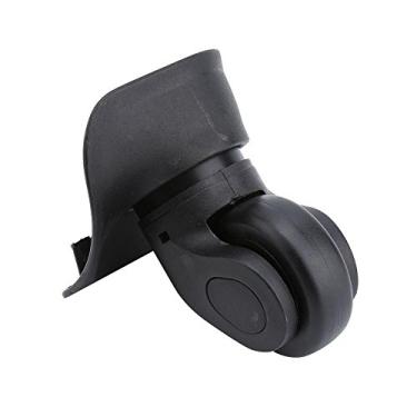 Imagem de 2 peças de mala de bagagem, roda esquerda e direita, acessórios de substituição de rodas giratórias para carrinho, Preto