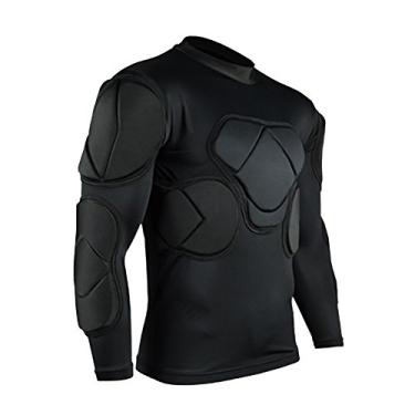 Imagem de Jellybro Conjunto de equipamentos de proteção de futebol acolchoado masculino traje de treinamento para basquete futebol protetor de reforço de paintball
