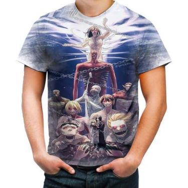 Imagem de Camisa Camiseta Personalizada Attack On Titan Hd 26 - Estilo Kraken