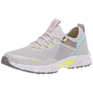 Imagem de Ryka Switchback Oxford Feminino, Cinza vapor., 6.5 Wide