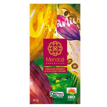 Imagem de Chocolate Mendoá Linha Orgânica 81% Cacau com Nibs - 80g