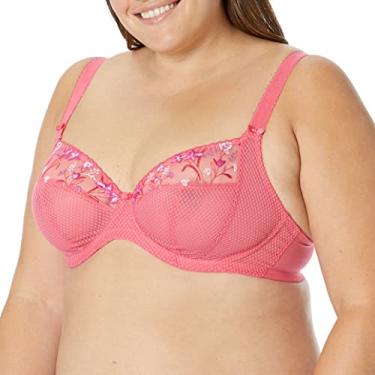 Imagem de Elomi Sutiã feminino plus size Charley sem costura espaçador, Madressilva, 36DD