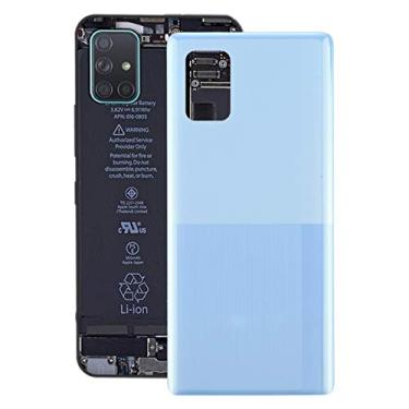 Imagem de HONGYAN Peças de substituição de telefone celular Tampa traseira da bateria para Samsung Galaxy A71 5G SM-A716 Acessórios telefônicos