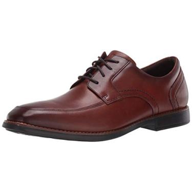 Imagem de Rockport Sapato Oxford Slayter Masculino, Marrom Gl, 8.5 Wide