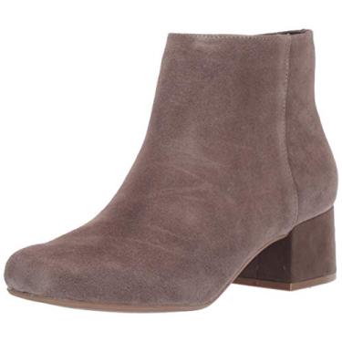 Imagem de Kenneth Cole REACTION Bota feminina de cano curto Road Stop Block, Cinza-escuro, 8.5