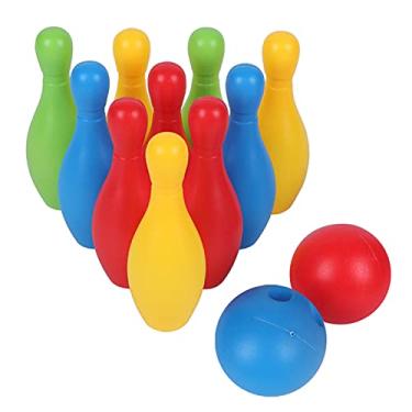 Imagem de Kiboule Conjunto de brinquedos de boliche para crianças, jogos de boliche internos ao ar livre ótimos para meninos e meninas