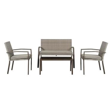 Imagem de Conjunto Vancouver 4 Peças Marrom Just Home Collection