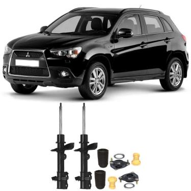 Imagem de Amortecedor + Kit Batente Mitsubishi ASX Dianteiro 2011 Até 2019 O Par