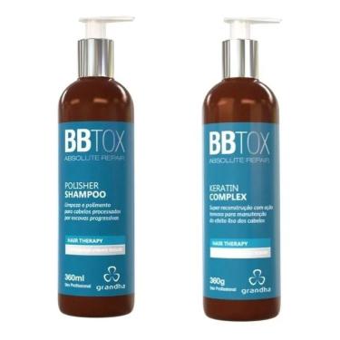 Imagem de Grandha bbtox Profissional Keratin Complex 360G + Polisher Shampoo 360ml
