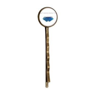 Imagem de Coleção Blue Butterfly Retro Metal Hair Bobby Pin Headwear