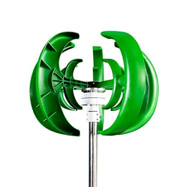 Imagem de Gerador de turbina de energia eólica vertical de 6000W, 48V Brisa vertical Brisa Start Solar-solar Solar +Magnetic Levitation Eixo eixoso Turbina eólica Gerador,12v