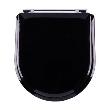 Imagem de Assento Sanitário Almofadado Calypso Preto Para Louça Incepa