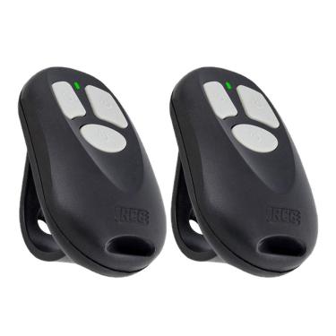 Imagem de 2 Controle Remoto Portão Eletronico 3 Canais 433,92mhz Code Learn Rcg Command Seg Garen Ppa