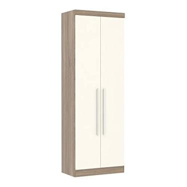 Imagem de Guarda Roupa 2 Portas c/Cabideiro - Módulo Dormitório Master - Guarda Roupas Modulado Luciane Cor:Areia