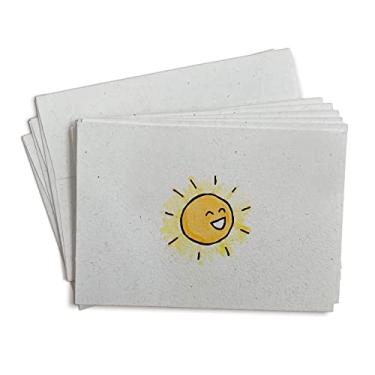 Imagem de Cartões Happy Sun – 24 cartões com envelopes – Cartões de agradecimento para chá de bebê, verão, aniversário infantil